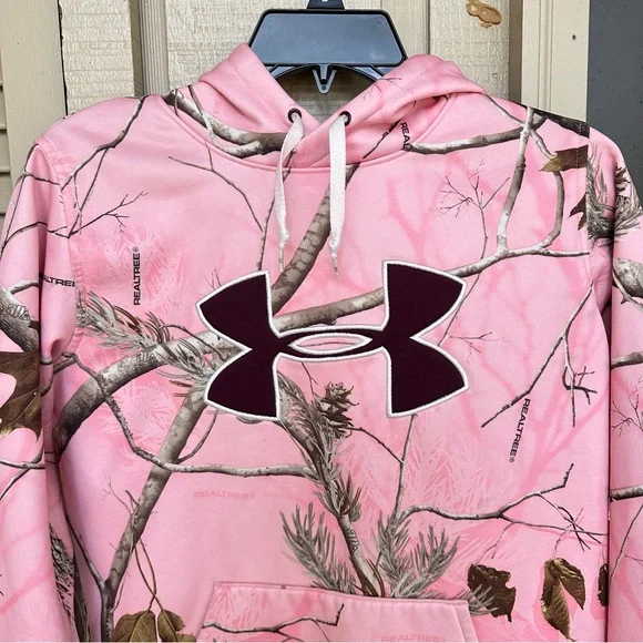 Women’s Under Armour Camo Hoodie Size Small - Picture 2 of 3